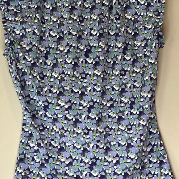 Loft Blue & Green Tank Top Size Large - Picture 8 of 11